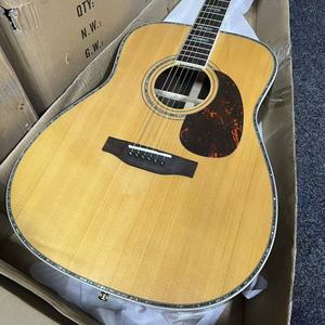D41 High Quality 41-Inch Handmade Acoustic Guitar Full Solid Wood All Solid Spruce Acoustic Guitar - Product Image 2