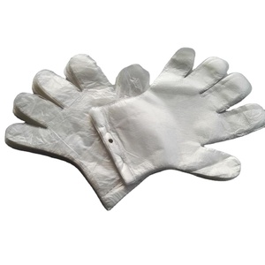 Gants en <span class=keywords><strong>plastique</strong></span> HDPE jetables à coupe ample, gants en polyéthylène transparents - Product Image 4