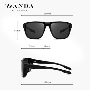 Danda Polarized Sunglasses S16109 UV400 PC <b>Frame</b> TAC Lens Men Outdoor Sports Casual - Product Image 5