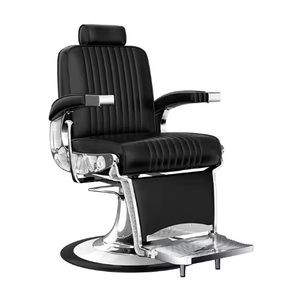 Zs Professional Hairdressing Chair Wholesale Hair Salon Hydraulic <b>Pump</b> Reclining Luxury Black Barber Chairs for Men - Product Image 4