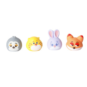 Llavero Colgante de Resina de Dibujos Animados Zootopia con Cabeza Grande, Estilo Caramelo Arcoíris, para Estudio Creativo DIY, Decoración del Hogar y Manualidades Artísticas - Product Image 5