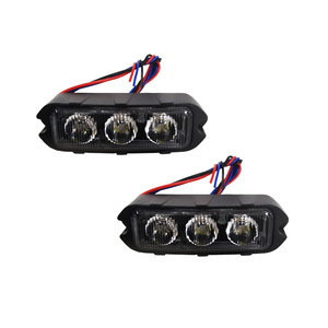 Đèn Cảnh Báo Xe Hơi <span class=keywords><strong>LED</strong></span> Nhấp Nháy Chống Nước Gắn Trên Bề Mặt Màu Xanh Băng 12Watt Mới Nhất 2021 - Product Image 3