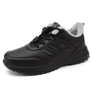 Chaussures de marche pour femmes en cuir synthétique pour l'hiver, semelle extérieure en caoutchouc, semelle intermédiaire en EVA, imperméables, antidérapantes, confortables, chaussures de voyage - Product Image 5
