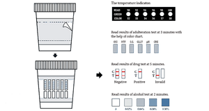 Kit de test multi-paramètres certifié CE de haute qualité, test urinaire multi-drogues pour usage professionnel - Product Image 6