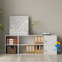 Carré Design cubique moderne Simple multifonctionnel personnalisé modulaire salon décoratif armoire de rangement en métal casier