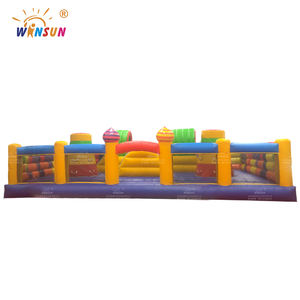 WINSUN Castillo Inflable y Trampolín Combinados, Tamaño Personalizado, Resistente al Fuego e Impermeable, Fácil de Instalar - Product Image 1
