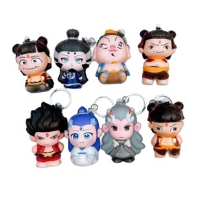 Llavero de peluche Stitch, juguete de dibujos animados en 3D, de plástico suave, regalo de cumpleaños para niños - Product Image 5