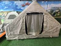 Tente pneumatique de qualité supérieure, imperméable, quatre saisons, ouverture automatique rapide, 3-4 personnes, résistante aux UV, en tissu Oxford durable, une chambre