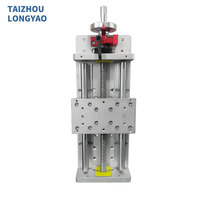 Module linéaire croisé motorisé et manuel sur mesure LYKR100S-200 avec rail de guidage linéaire à queue de cygne CNC et roulement PLC