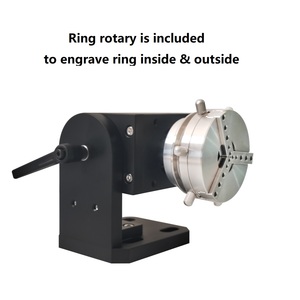 Machine à laser à fibre 60W avec axe rotatif pour les bagues, machine à laser JPT Raycus pour <span class=keywords><strong>découper</strong></span> des noms sur des colliers personnalisés - Product Image 2