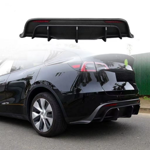 <span class=keywords><strong>Difusor</strong></span> Trasero de Repuesto para Parachoques de Coche, Material ABS de Alta Calidad, Color Negro, para Tesla Model Y, Kit de Carrocería - Product Image 6