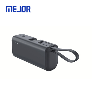 Nouvelle batterie externe portable 5000 mAh, charge rapide Type-C 22,5 W, logo personnalisé, capsule USB-C, mini batterie externe - Product Image 3