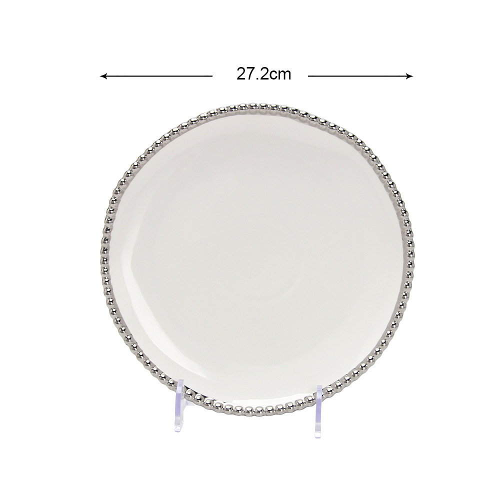 B-Silver 10 pouces plaque