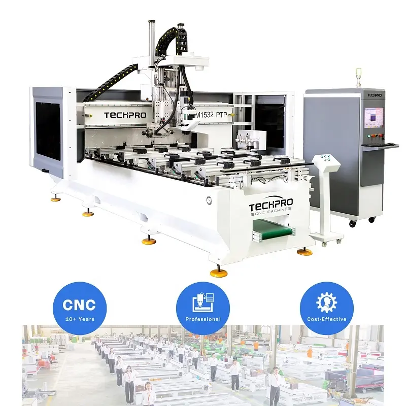 ATC CNC Router 2030งานไม้ PTP CNC Router เครื่องจักร3แกนรวมหัว