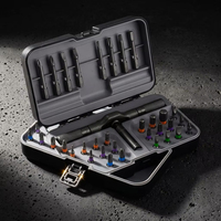 Kit de tournevis à cliquet professionnel 33 en 1, jeu de embouts magnétiques S2, boîte à outils multifonctionnelle pour usage domestique et industriel