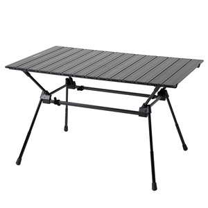 Mesa Plegable para Exteriores Abuda 97x58x60cm, Altura Ajustable, Portátil, de Aleación de Aluminio, Rectangular, para Camping - Product Image 1