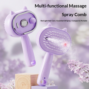 Dispositivo Portátil para el Cuidado del Cabello con Spray de Niebla (Hidratación), Carga Rápida USB Tipo-C, Autolimpiante, Peine Inteligente Recargable con Masaje - Product Image 4