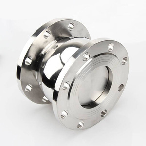 Válvula de Retención de Bola de Acero Inoxidable Zheyuanfei DN40 DN50 DN65 DN80 DN100 DN125, Grado Sanitario, Silenciosa, Unidireccional - Product Image 1