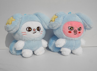Nouveau porte-clés en peluche Kpop transfrontalier, pendentif de sac en peluche pour équipe de garçons de rue, pendentifs de dessin animé mignons en forme de poupée