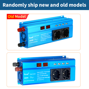 Inversor de Corriente de Onda Sinusoidal Pura de 1000W, 12V 24V 48V a 110V 220V, Inversor Solar de CC a CA - Product Image 2