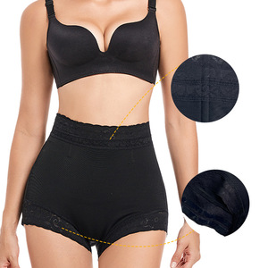 Women's Body Shaper Hip Enhancement Pad Shaping Panties Thickened <strong>High</strong> <strong>Waist</strong> Open Butt Shapewear Shorts Oem Private Label - Product Image 1