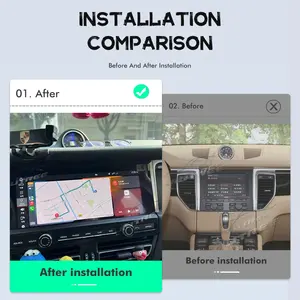 Lecteur multimédia GPS Android pour Porsche Macan 2011 2012 2013 2014 2015 2016 Autoradio Stéréo - Product Image 3
