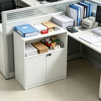 Archivador Metálico Moderno con Cerradura de Código, Ajustable, Independiente, Blanco, Duradero, Ecológico, de Gran Capacidad, para Oficina, Hogar, Dormitorio, Fácil de Usar