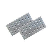 Caniveau de drainage sanitaire SY SY-02 à poser au sol, surface antidérapante, finition polie, capacité de charge 1000 kg/m, pour l'industrie alimentaire