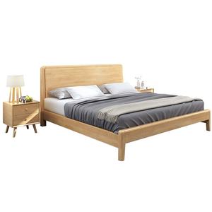 Muebles modernos de madera sólida para dormitorio, juego de cama king size con marco de madera americana de mediados de siglo, nuevo diseño - Product Image 4