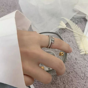 Anillo ajustable de cuentas giratorias para aliviar la ansiedad, joyería de meditación para hija, hija, hijab - Product Image 2