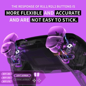 EXtremeRate Mouse Click <b>Micro</b> <b>Switch</b>-Light Version Shoulder Buttons Hair Trigger Click Kit for PS5 Controller BDM-040/050/060 - Product Image 6