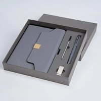 Carnet de notes professionnel de luxe A5 à couverture rigide 2025, 100 feuilles, couverture en cuir, reliure cousue, design personnalisé, logo imprimé, coffret cadeau, agenda