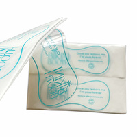 Emballage personnalisé de serviettes hygiéniques en matériau PET de haute qualité et respectueux de l'environnement, impression d'autocollants et d'étiquettes