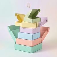 Emballage cadeau de luxe en carton ondulé, écologique, recyclable, pour petites entreprises, faible MOQ, matériaux recyclés, vente en gros