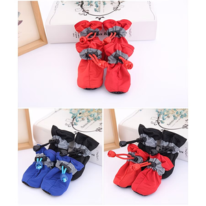 Bottes <span class=keywords><strong>pour</strong></span> <span class=keywords><strong>chien</strong></span> réfléchissantes et imperméables, antidérapantes, toutes saisons, <span class=keywords><strong>avec</strong></span> boucle réglable <span class=keywords><strong>pour</strong></span> chiens de petite et moyenne taille, très vendues - Product Image 2