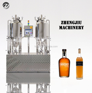 ZJ Long-Life 200L a 2000L Pot Still Equipo para Whisky Brandy Making CIP Sistema de limpieza con componentes de recipientes a presión - Product Image 1