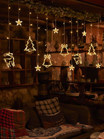 Guirlandes lumineuses de Noël d'extérieur clignotantes pour vitrine, chambre et aménagement de scènes, lumières colorées, garantie 2 ans