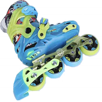 Réglable freestyle transparent dur shell patin à roues alignées pour enfants