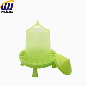 WANJIAChicken Farm Feeder Seau d'alimentation en plastique pour volailles et poussins Outil d'alimentation automatique du bétail - Product Image 6