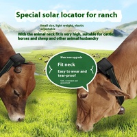 Traqueur de pâturage GPS 4G pour bovins moutons chevaux localisateur solaire étanche Android Beidou Satellite Antilost IP67 GSM GPRS plastique