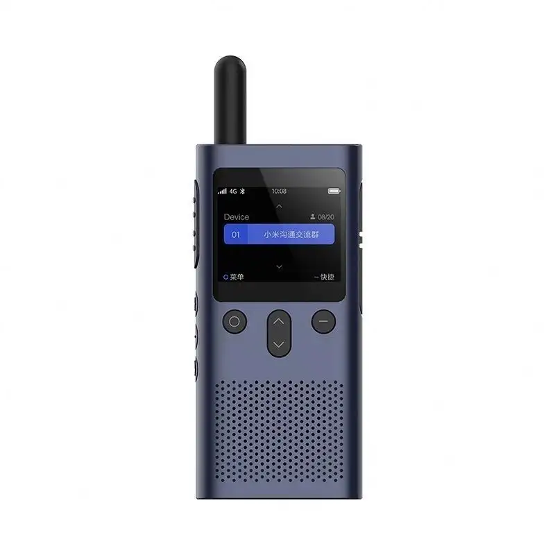 Original 2022 Nouveau Xiaomi Mijia Smart Walkie 3 Talkie 2 Avec Téléphone APP Localisation Partager Rapide Team Talk FM Radio Haut-Parleur Veille