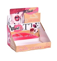 Présentoir pliable en carton pour cosmétiques et rouges à lèvres – Support de comptoir en papier