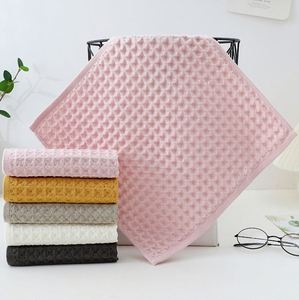 Petite serviette de toilette en coton 100% à motif gaufré, * taille 35 cm, haute qualité - Product Image 3