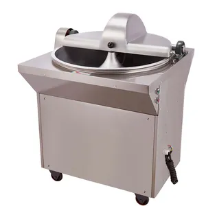 Máquina De Dicing Vegetal Elétrica Comercial Tipo Bacia Chopper Aço Inoxidável 30L Vegetal Dicer Máquina