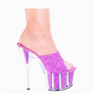 Zapatos <span class=keywords><strong>de</strong></span> Tacón Alto <span class=keywords><strong>con</strong></span> <span class=keywords><strong>Plataforma</strong></span> y Tiras Doradas Brillantes <span class=keywords><strong>de</strong></span> 7 Pulgadas, <span class=keywords><strong>Sandalias</strong></span> <span class=keywords><strong>de</strong></span> Tacón Alto para Fiesta, <span class=keywords><strong>Plataforma</strong></span> Antideslizante para Mujer - Product Image 3
