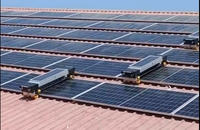 Robot de Limpieza de Paneles Solares Multifuncional, Máquina Automática de Limpieza de Paneles para Limpieza de Paneles Solares Fotovoltaicos, Control Remoto y Web, Lavado Solar