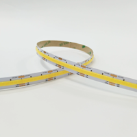 Bande lumineuse LED CCT COB bicolore DC12V 24V à changement de couleur 576 LED/m CW+WW avec contrôleur de gradation