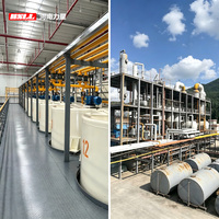 Machine de recyclage intégrée pour l'huile de moteur usagée, l'huile industrielle non raffinée et les huiles de récupération, transformant ces matières en diesel ou en essence