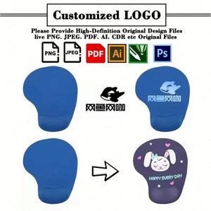 Wholesale Ergonomic <b>Mouse</b> Pad for Office Business Gaming Computer Promotional Gifts Custom Logo Wrist Rest Support Mat - Product Image 2