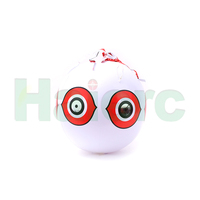 Nouveau ballon gonflable répulsif pour oiseaux avec ruban suspendu, en PVC, pour vergers, fermes, jardins, contre les pigeons, les corbeaux, les moineaux